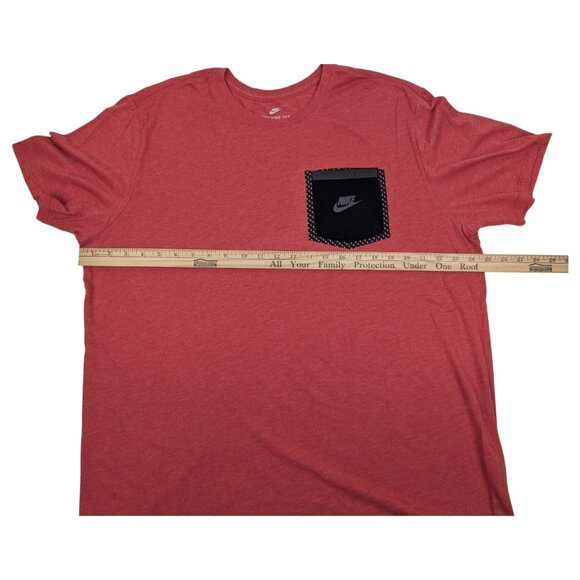 Nike Tee Athletic Cut Shirt Reflective Pocket - Picture 9 of 10